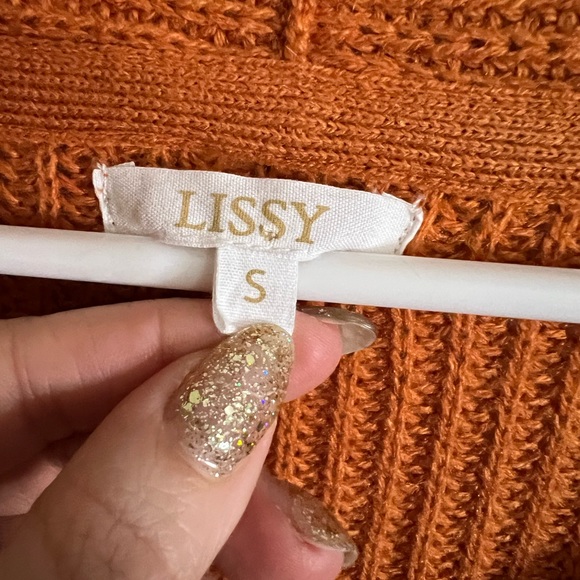 LISSY Burnt Orange Sweater - Picture 3 of 3